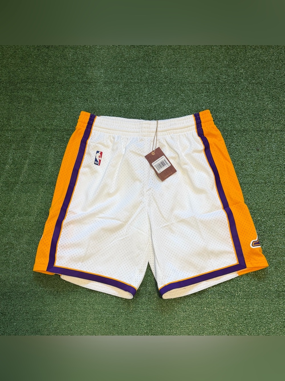 Mens Mitchell & Ness NBA Swingman Shorts Los Angeles Lakers 2009 Men 2XL
